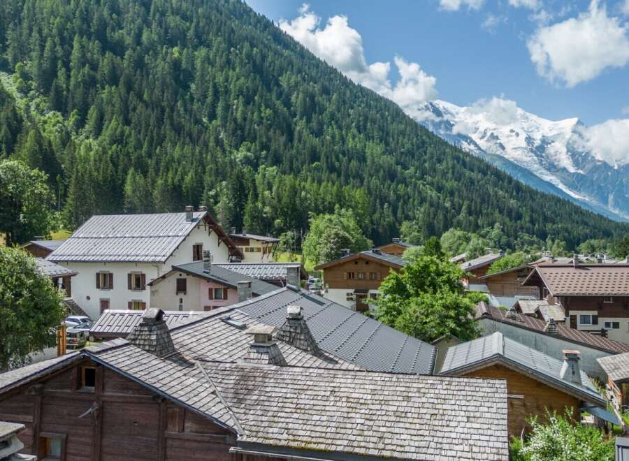 Nestled in a picturesque mountain village, this property boasts stunning views of the surrounding peaks.