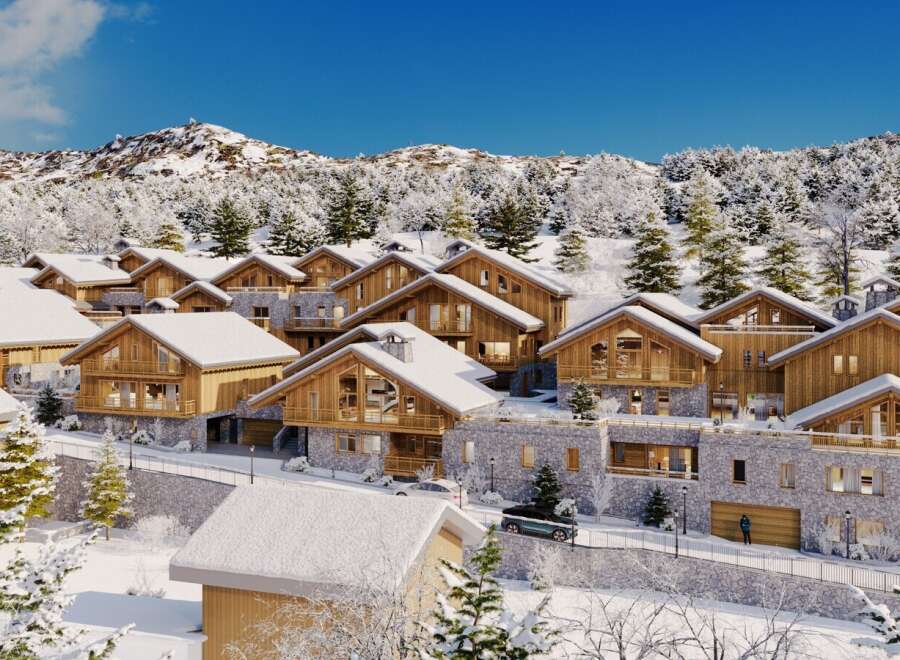 Discover the epitome of alpine luxury in this stunning chalet village.