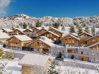 Discover the epitome of alpine luxury in this stunning chalet village.