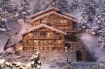Experience the ultimate winter escape in this stunning chalet nestled in a snowy wonderland.