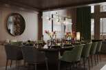 Experience luxury dining in this exquisite property.