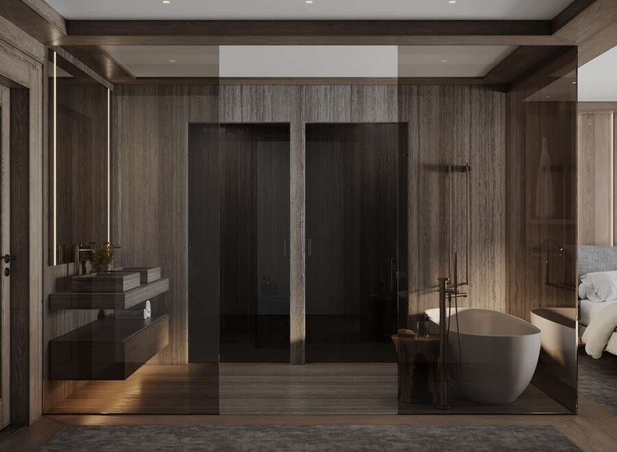 Experience luxury in this stunning bathroom design.