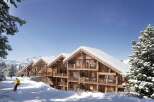 Experience the ultimate alpine escape in these stunning wooden chalets.