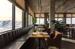 Experience breathtaking mountain views from this stunning restaurant.
