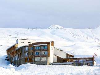 Experience the ultimate winter getaway at this stunning ski resort.