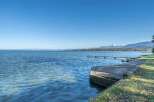 Lakefront property with private access.