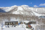 Luxury ski-in/ski-out condos offer breathtaking mountain views and easy access to slopes.