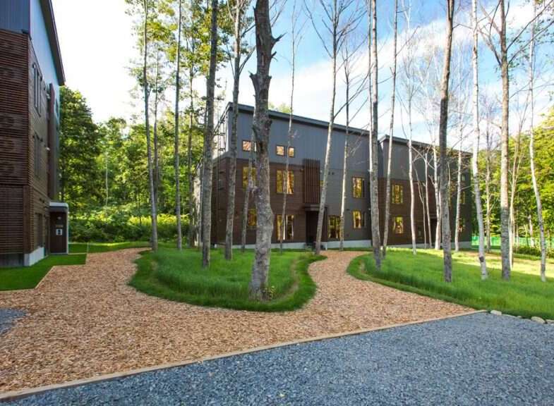Discover serene forest living at this stunning property.