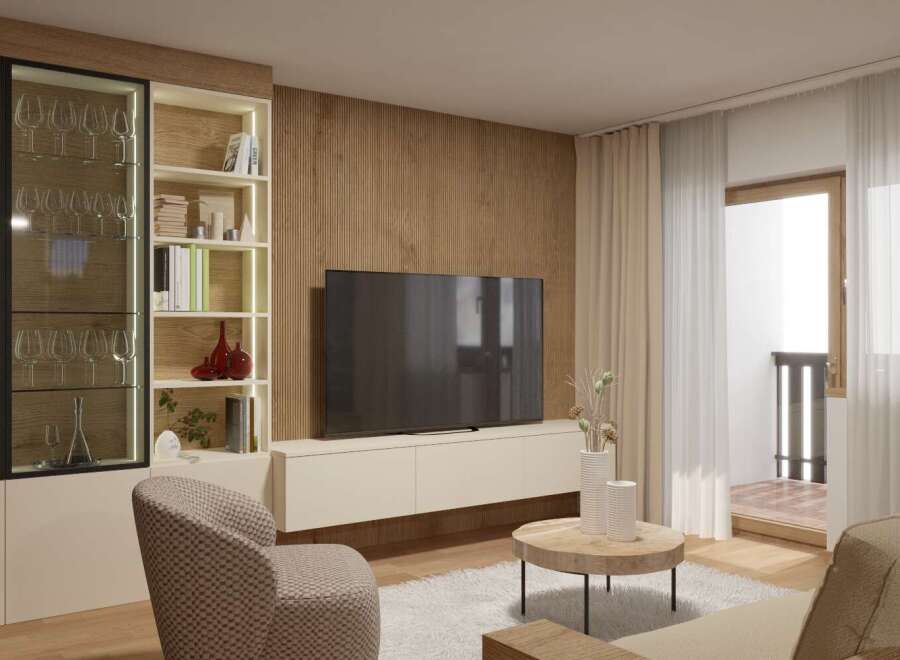 Discover a stylish living space with a modern design.