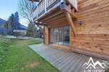 Discover the charm of this stunning wooden chalet, perfectly blending rustic aesthetics with modern comfort.