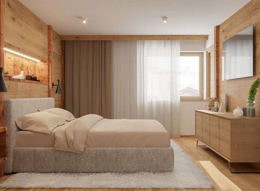 Experience the epitome of comfort in this beautifully designed bedroom.