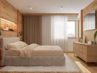 Experience the epitome of comfort in this beautifully designed bedroom.