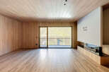 This stunning property boasts a modern interior with exquisite wooden finishes throughout.