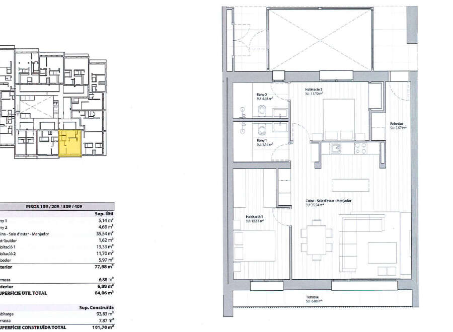 This stunning apartment boasts 84.