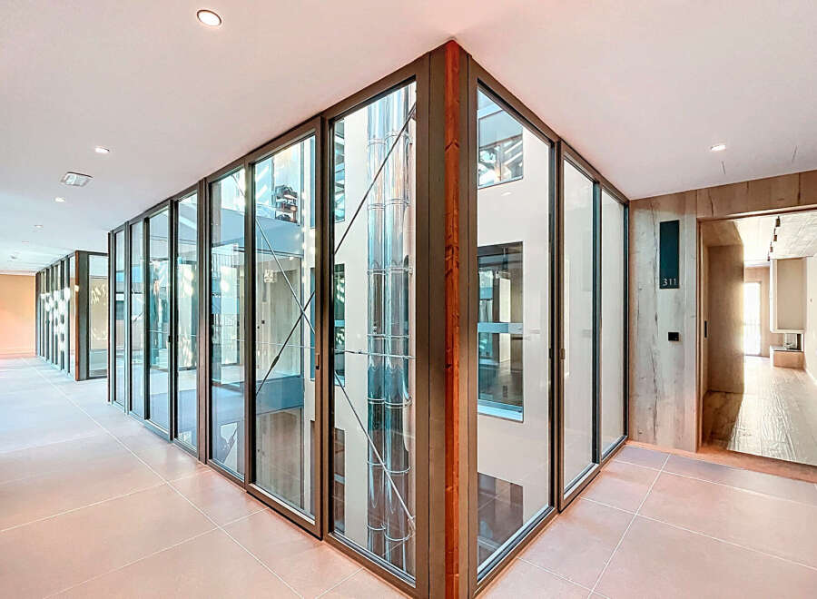 Step into a modern architectural marvel with this stunning property.