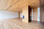 This stunning property boasts a modern design with exquisite wooden accents throughout.