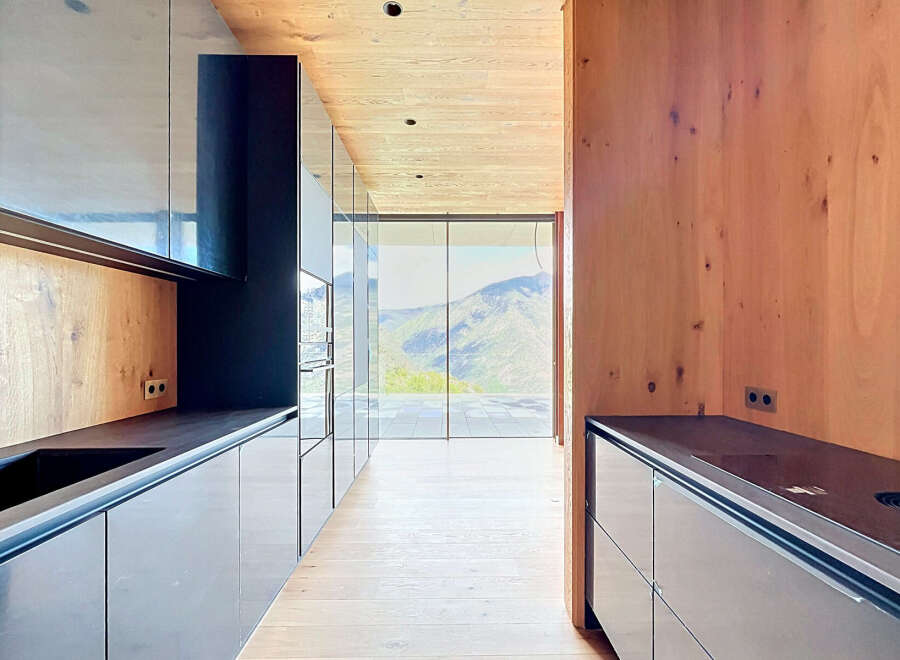 Experience modern luxury in this stunning kitchen.