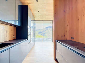 Experience modern luxury in this stunning kitchen.