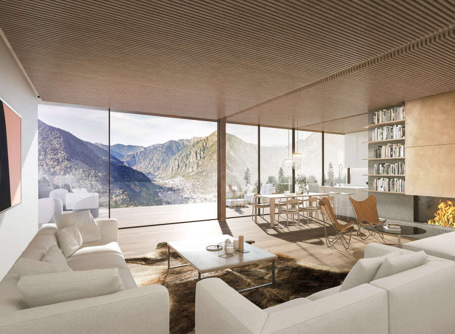 Luxury mountain home with breathtaking views.