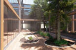 This stunning property boasts a modern glass and wood design, creating a bright and airy atmosphere.