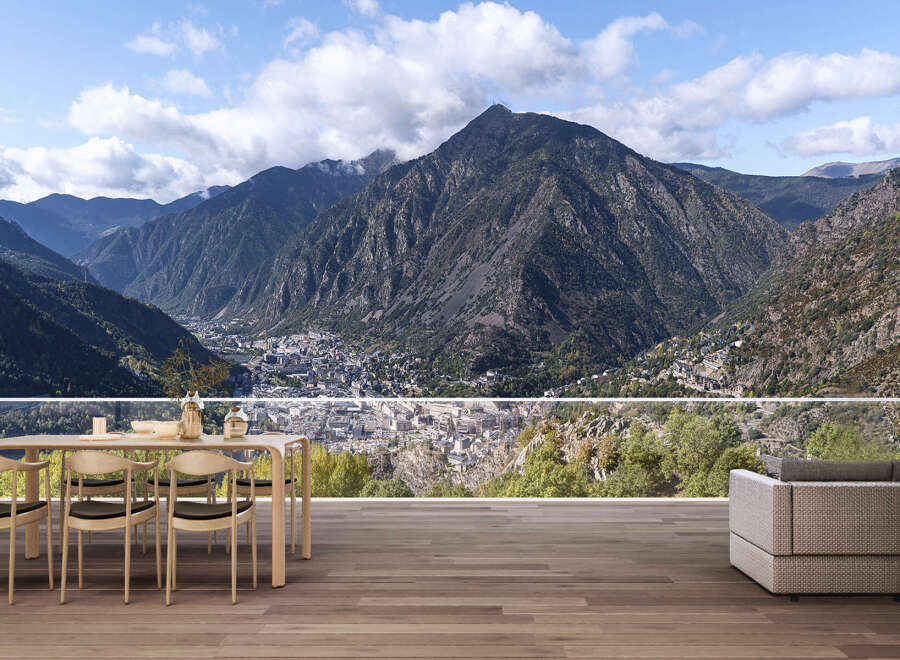 Luxury mountain retreat with breathtaking panoramic views.