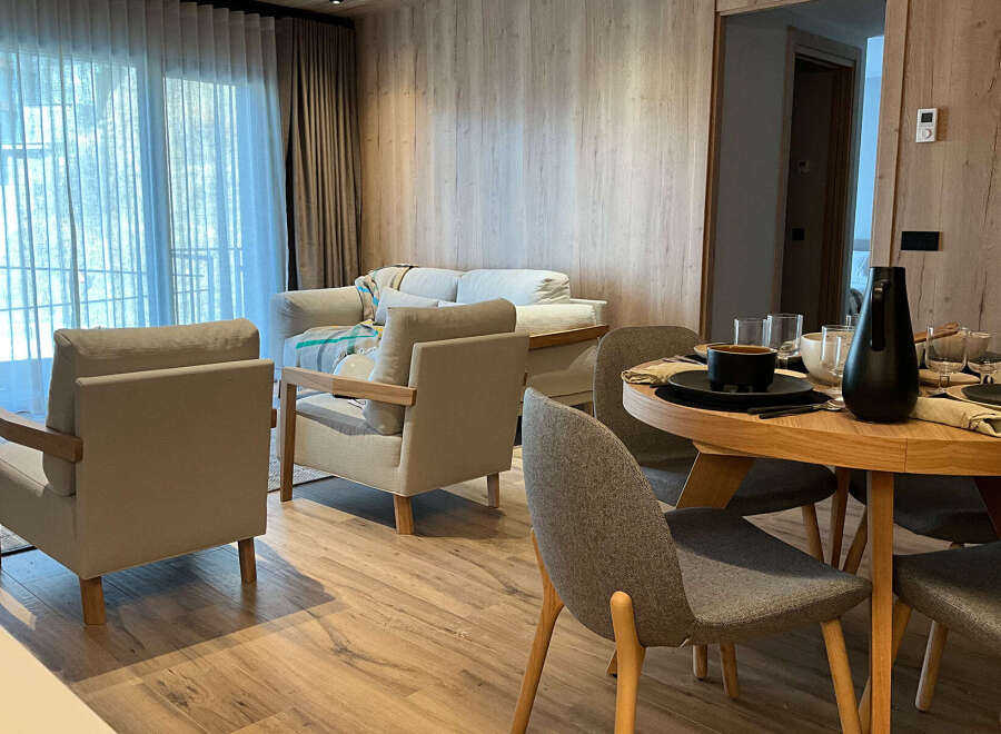 Step into modern elegance with this stunning property, featuring a beautifully designed living space.
