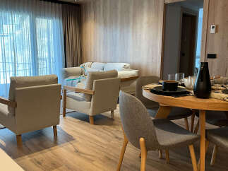Step into modern elegance with this stunning property, featuring a beautifully designed living space.