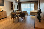 Experience modern living in this stylish property, featuring a beautifully designed dining area perfect for entertaining.
