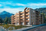 Luxury mountain apartments with stunning views.