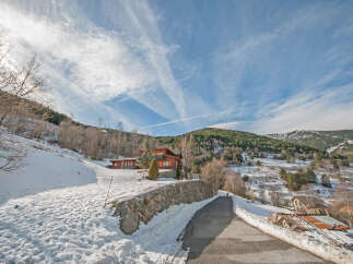 Mountain chalet with stunning views.