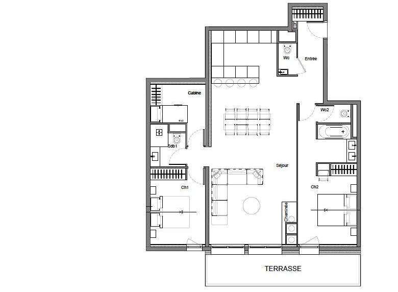 This stunning property boasts a spacious open-plan living area, perfect for entertaining.