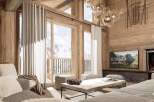Luxury chalet with breathtaking mountain views.