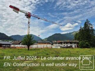 Construction is well underway for this property, with an estimated completion date of July 2025.