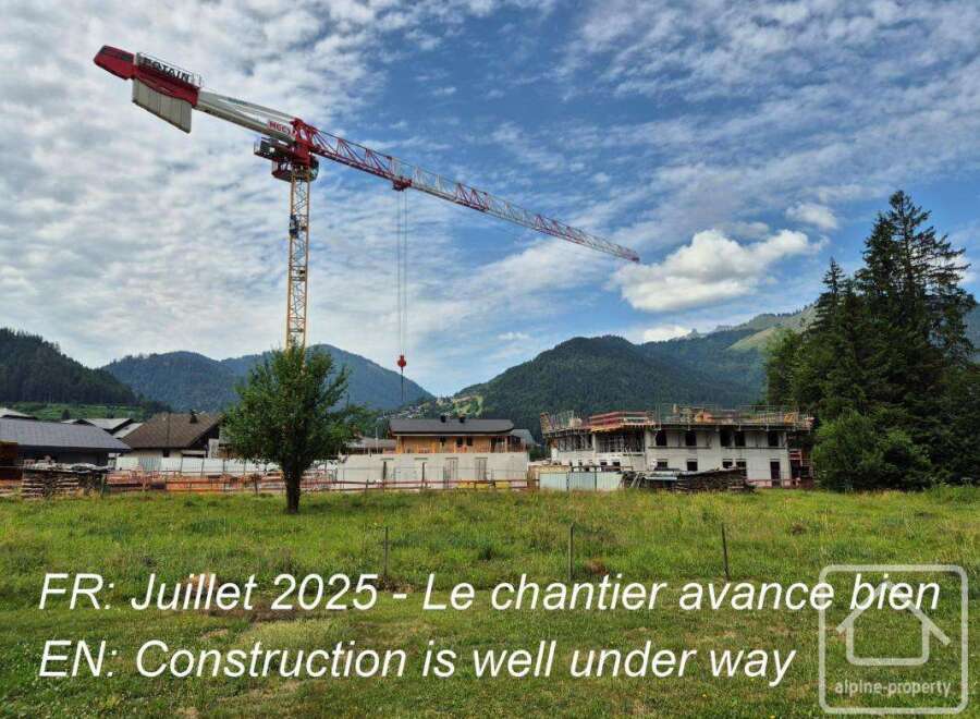 Construction is well underway for this property, with an estimated completion date of July 2025.
