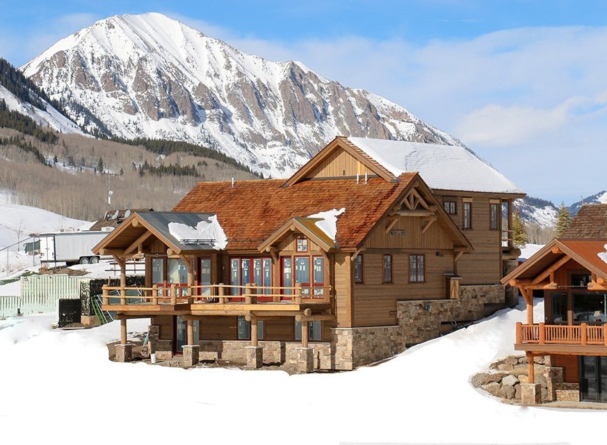 Luxury mountain home with stunning views.