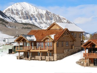 Luxury mountain home with stunning views.