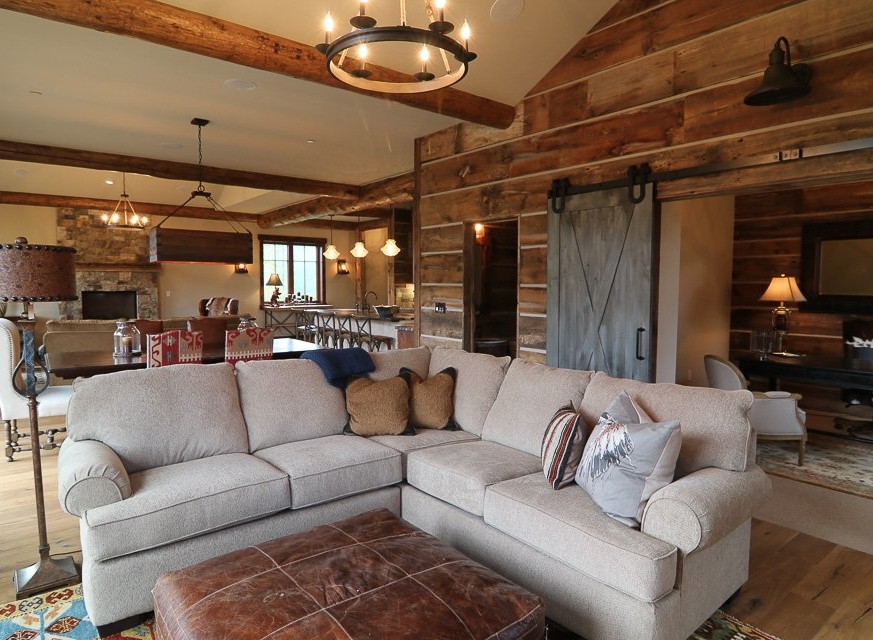 Rustic elegance meets modern comfort in this stunning log cabin.