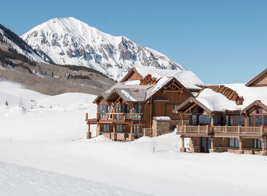 Luxury mountain home with stunning views.