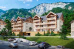 Luxury mountain apartments with stunning views.