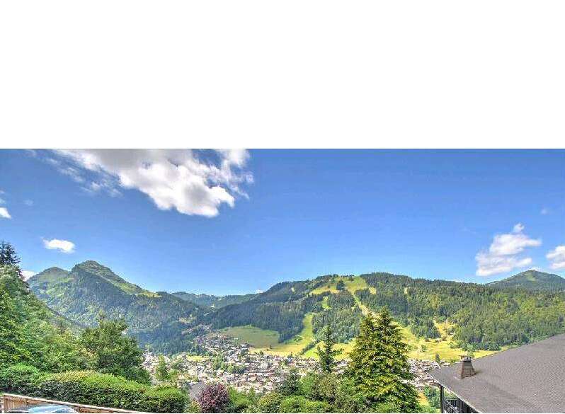 Mountain View Chalet: Breathtaking panoramic views of the French Alps.