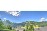 Mountain View Chalet: Breathtaking panoramic views of the French Alps.