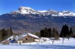 Mountain chalet with stunning views.