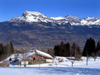 Mountain chalet with stunning views.