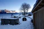 Luxury chalet with stunning mountain views and a private hot tub.