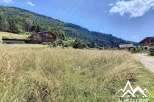 Mountain view building lot in the French Alps.