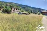 Mountain view building lot in the French Alps.