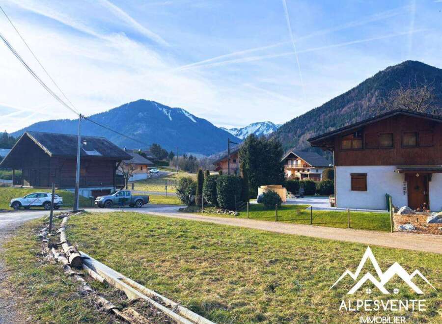 Mountain view home with large lot and detached garage.