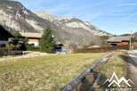 Mountain view building lot in the French Alps.