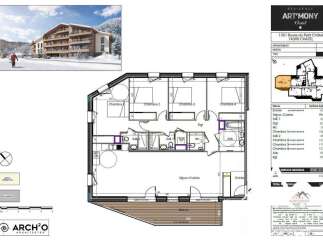 This stunning 4-bedroom, 4-bathroom apartment boasts a spacious living area and modern kitchen.