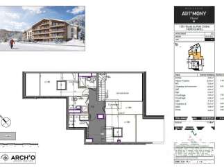 This stunning 3-bedroom apartment in the Art'mony Chatel residence boasts 98.